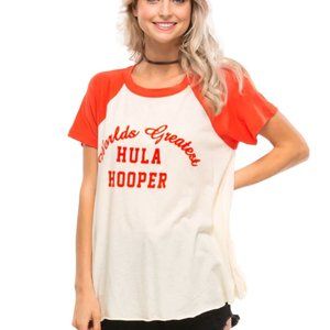 BRAND NEW Wildfox 'Hula Hooper' Raglan Tee